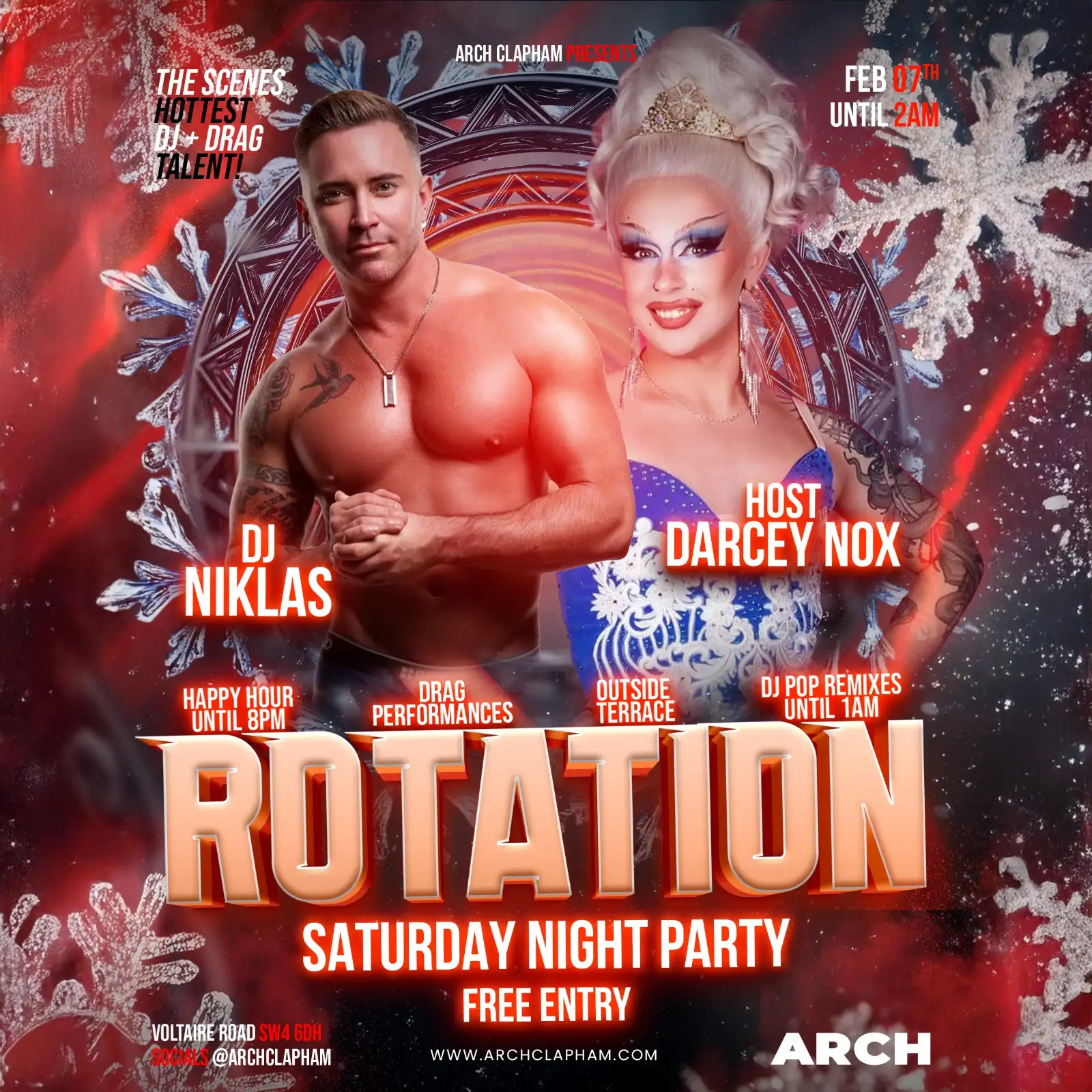 Rotation! At Arch Clapham on Saturdays