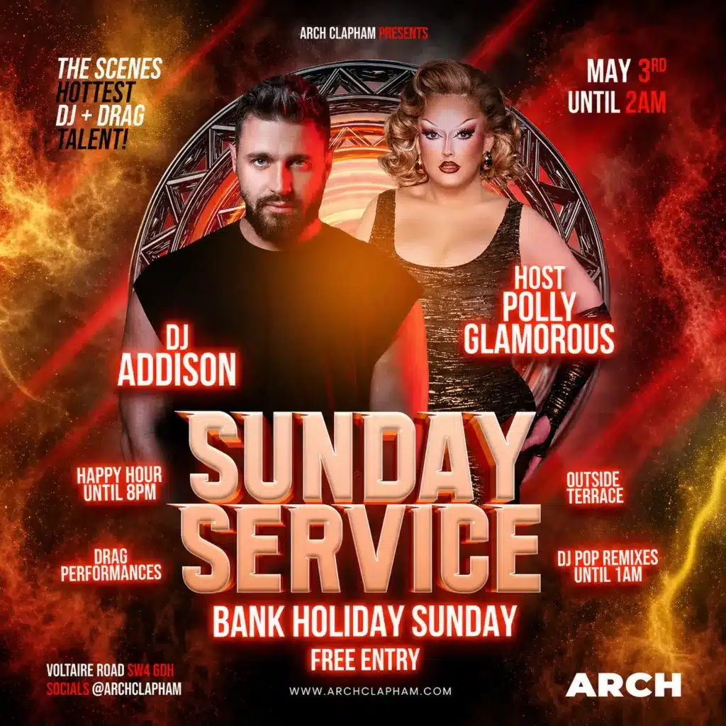 Sunday Service at Arch Clapham Bank Holiday Sunday