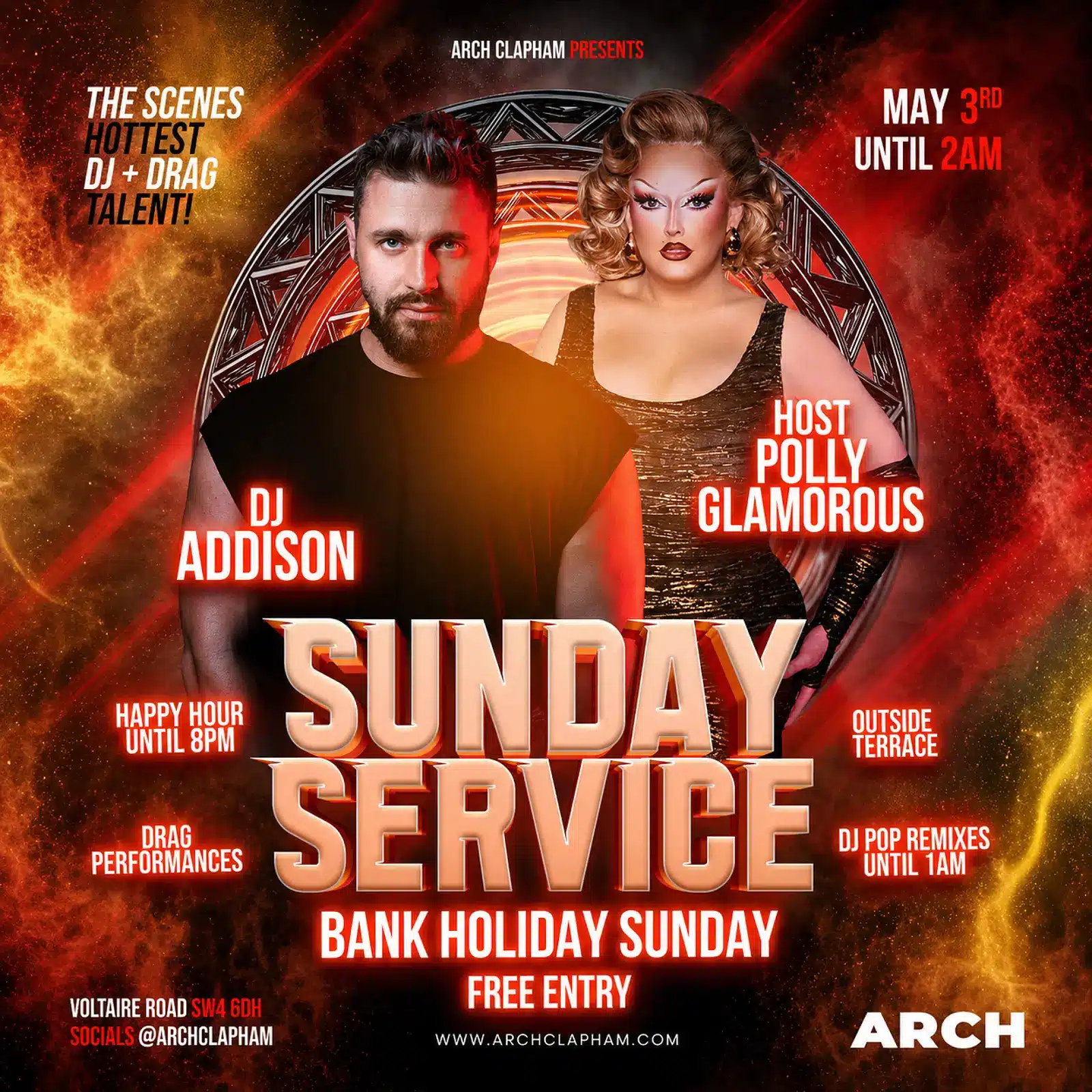 Sunday Service at Arch Clapham Bank Holiday Sunday