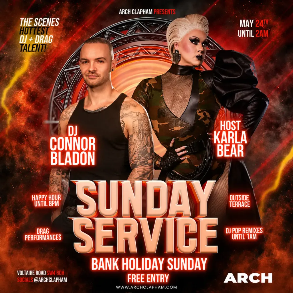 Sunday Service at Arch Clapham Bank Holiday Sunday