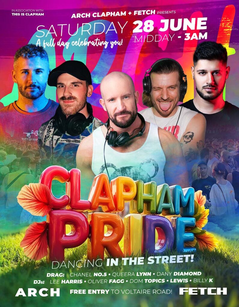 Clapham Pride 2025 at Arch Clapham